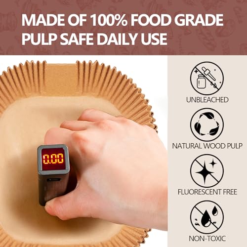 9 Inch Air Fryer Paper Liners