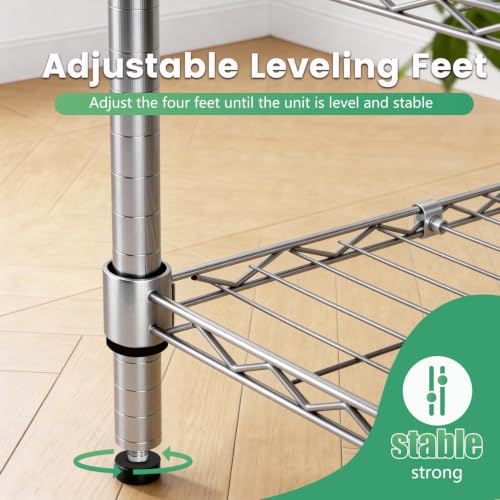 4 Tier Wire Shelf