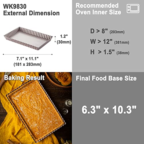 Rectangle Tart Pan (7" x 11" Rectangle)
