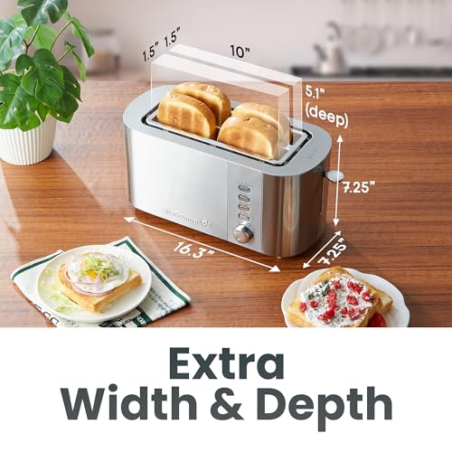 4 Slice Long Slot Toaster