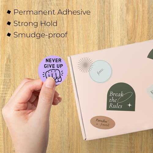 Purple Thermal Labels (Purple / 300 Stickers)
