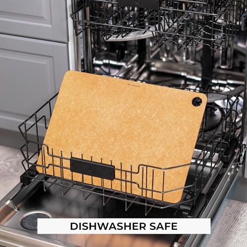 Wood Cutting Board for Kitchen (18" x 13" [No Groove] [Natural Slate] / 18"L x 13"W)