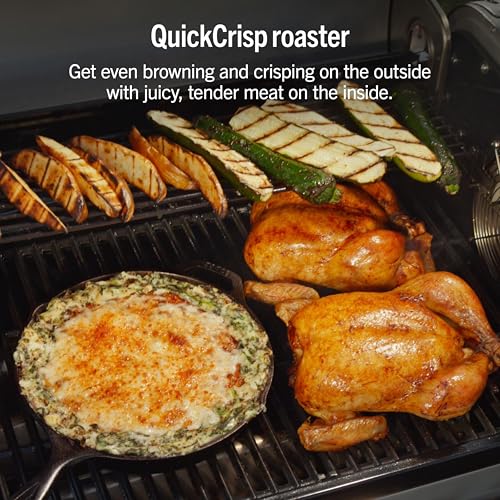 FlexFlame ProConnect Grill & Smoker (Black/Gold)