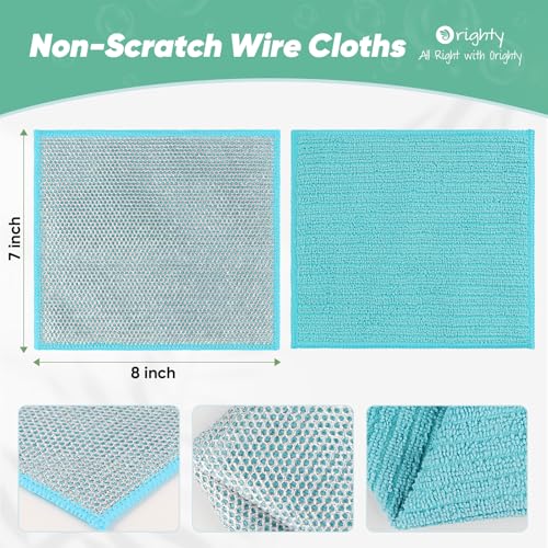 Dish Cloths 48 Pack Double (Multicolor)