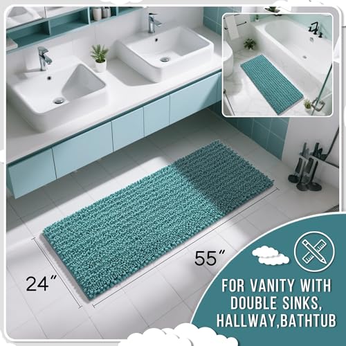 Bathroom Runner Rug 55x24 Inch (9.1833 Sq Ft)