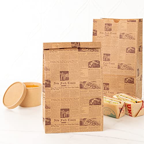 Kraft Paper Newsprint Bag (12 lb / Kraft Newsprint)