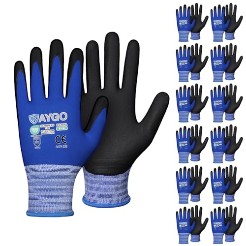 Safety Work Gloves (12 Count)