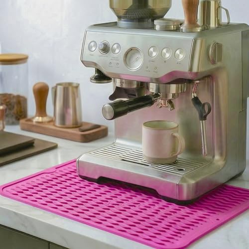 Silicone Dish Drying Mat (Rose / 16"L x 12"W)