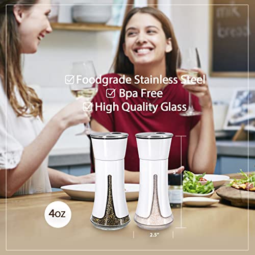 White Salt and Pepper Shakers by Aelga (White)