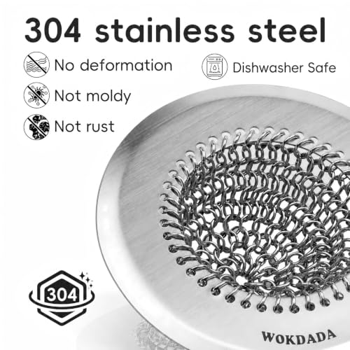 Kitchen Sink Drain Strainer (Silver)