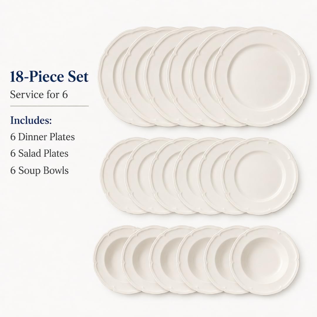 Manoir 18 Piece Dinnerware Set
