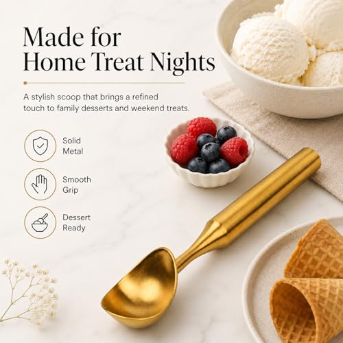 Ice Cream Scoop (Gold)