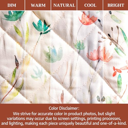 Maison d'Hermine Oven Gloves 100% Cotton Oven Mitt (005 - Colmar / 7.5" x 13" (Oven Mitt))