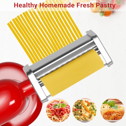 Pasta Maker Attachments for All KitchenAid Stand Mixers (3 PCS Pasta Maker Attachments)