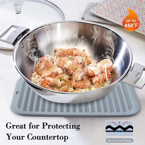4 PCS Silicone Trivet for Hot Dishes (4 Count)