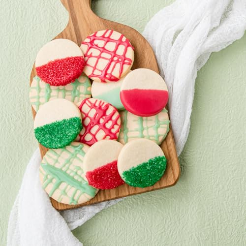 Sprinkles 6 Cell Edible Sprinkle Mix Jimmies Perfect for Cake Decorations Baking Ice Cream Cookies Cupcake Topper (Christmas)