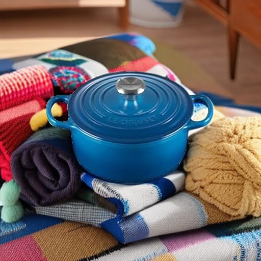 Enameled Cast Iron Round Dutch Oven (Marseille / 2 Qt)