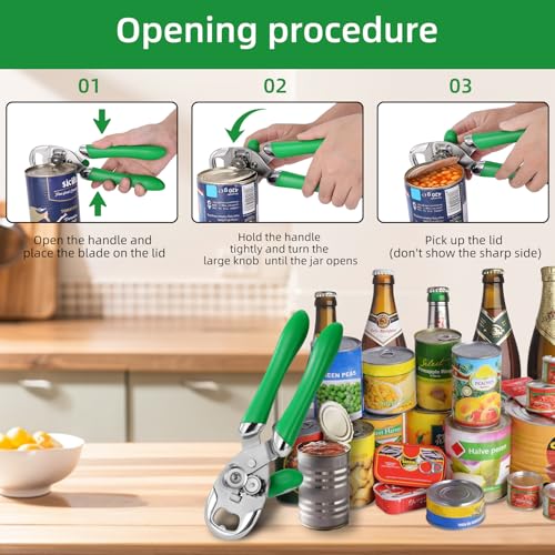 Multi function Manual Can Opener Bottle Opener