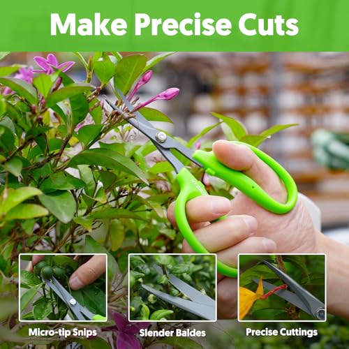 Garden Scissors (Curved 1pcs + Straight 1pcs)