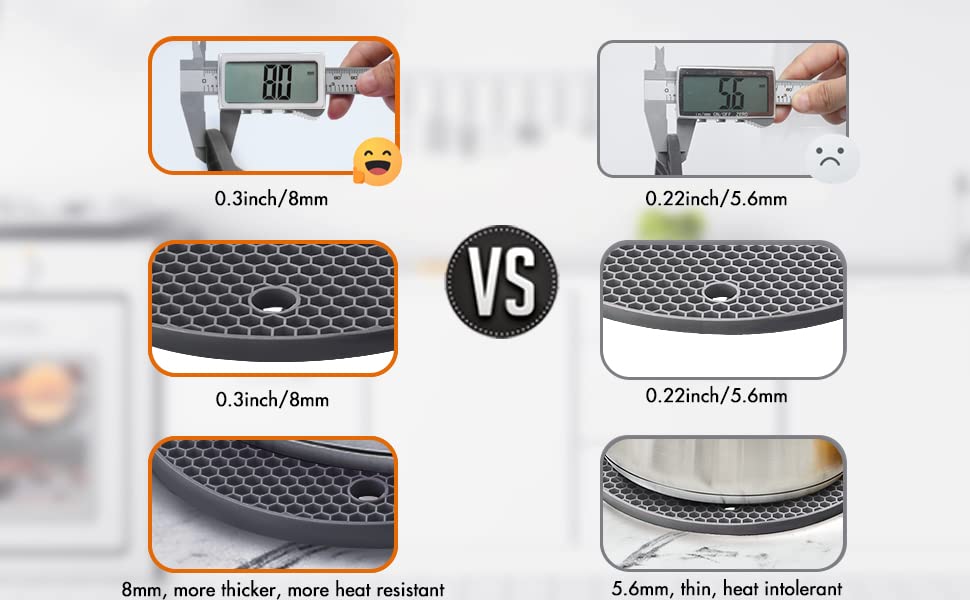 Silicone Trivets for Hot Pots and Pans