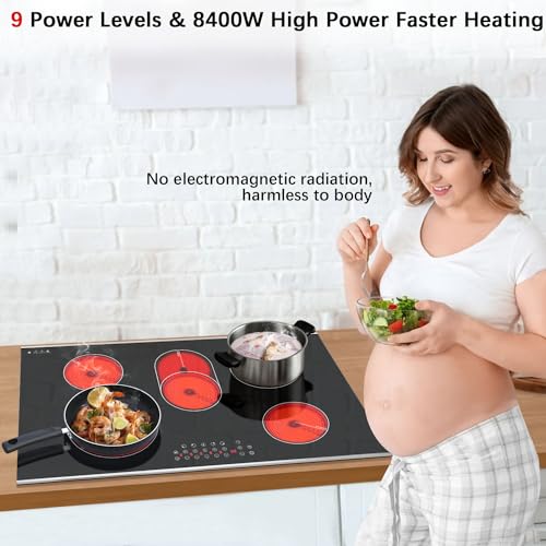 Electric Cooktop 36 Inch (36 inch 5 burners)