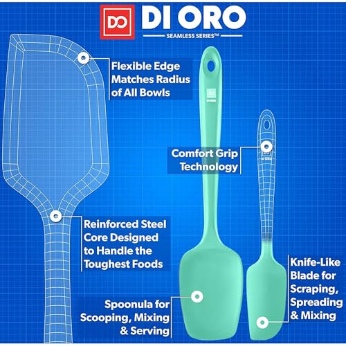 DI ORO Silicone Spatula Set (5 Count)