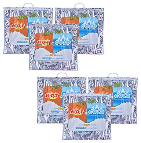 Hot and Cold Insulated Bags for Food Delivery (X Large (Grocery Size))
