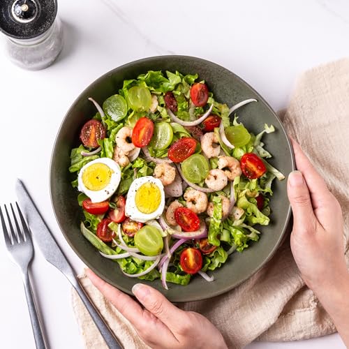 9.75'' Ceramic Large Pasta Bowls (Reactive Glaze / Set of 4)