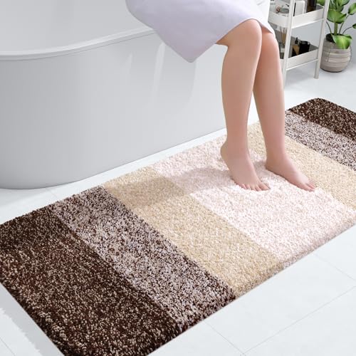 Bathroom Runner Rug 54x24 (54" X 24" / Brown)
