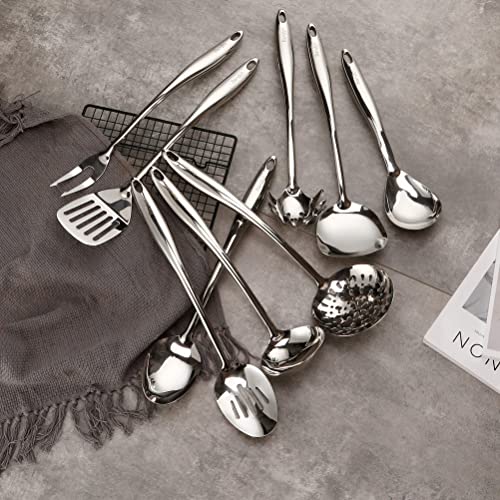 18 10 Stainless Steel Kitchen Utensils Set (9 Count)