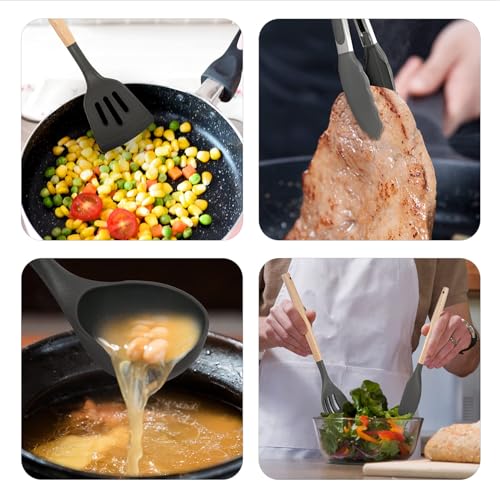 Non Stick Silicone Cooking Utensils Set (5 Count)