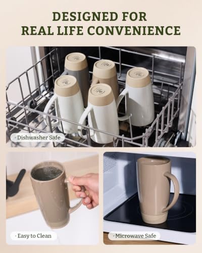 Milkyway Coffee Mugs (Milkyway-Cinnamon Brown / 2pcs)