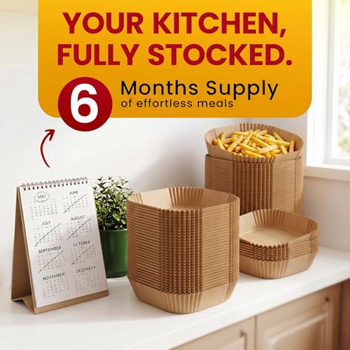 Air Fryer Liners Disposable (8" Square)