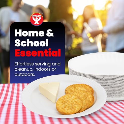 Bulk Paper Plates 9 (200-Pk / 9-Inch)