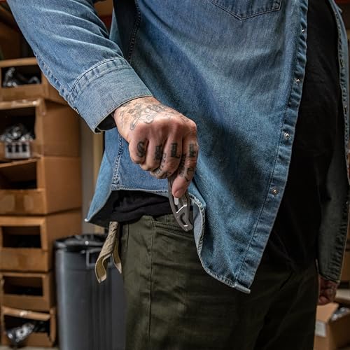 Gear Paraframe I EDC Folding Pocket Knife with Clip (7" / Paraframe I (Serrated Edge - Stainless Steel))