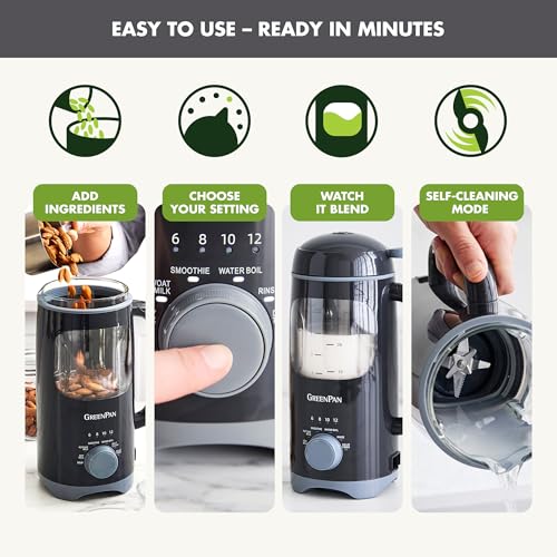 30oz Nut Milk Maker Machine (Graphite)