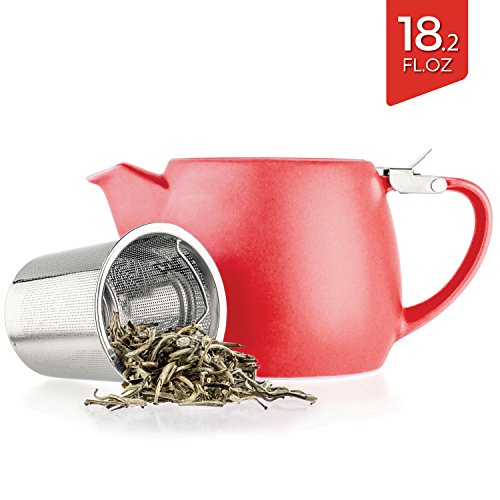 Pluto Porcelain Small Teapot Red (Red)