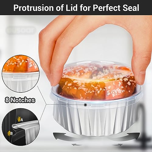 Disposable Foil Baking Cups (Silver / 30pcs)