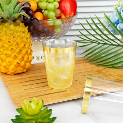 60 Pack Gold Plastic Cups (10-Gold-60)
