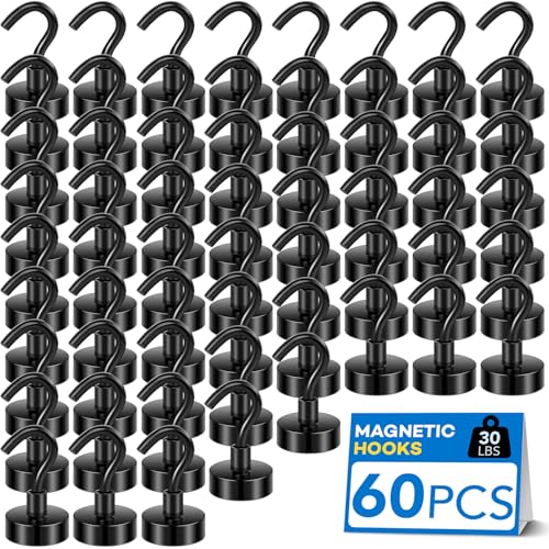 Magnetic Hooks for Cruise Essentials 2026 Cabins Door 60 Pack