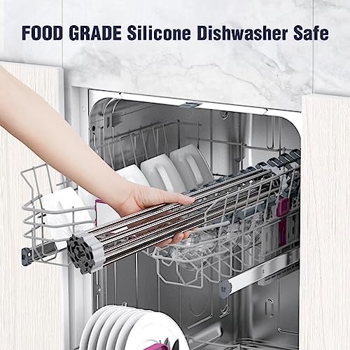 Roll Up Dish Drying Rack Over Sink