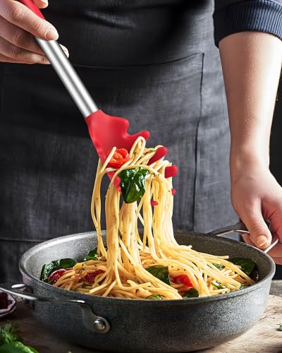 Silicone Spaghetti Spoon and Pasta Tong