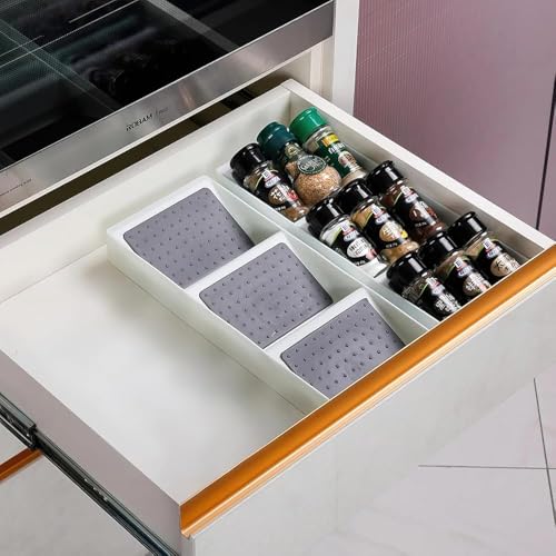 Small spice drawer organizer insert