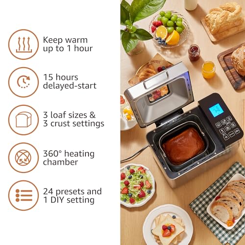 2 Lb Bread Maker (Stainless Steel)