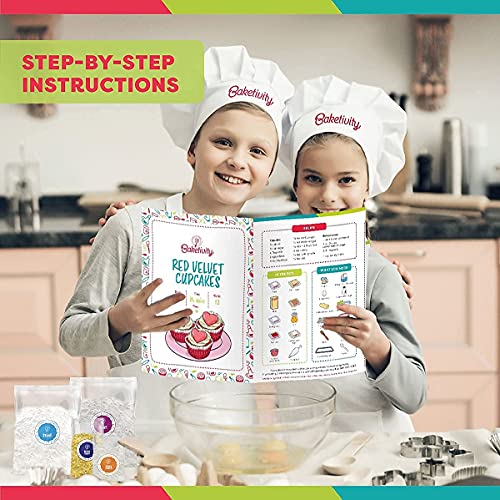 Red Velvet Kids Baking Set with Pre (Red Velvet Cupcakes)