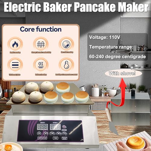 Electric Dorayaki Baker Pancake Making Machine Non