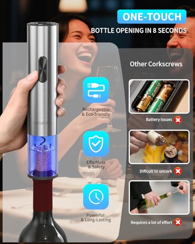 Electric Wine Opener 7 (Silver / Prestige Set)