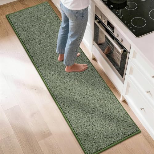Kitchen Rugs Non (Green / 17“x71”)