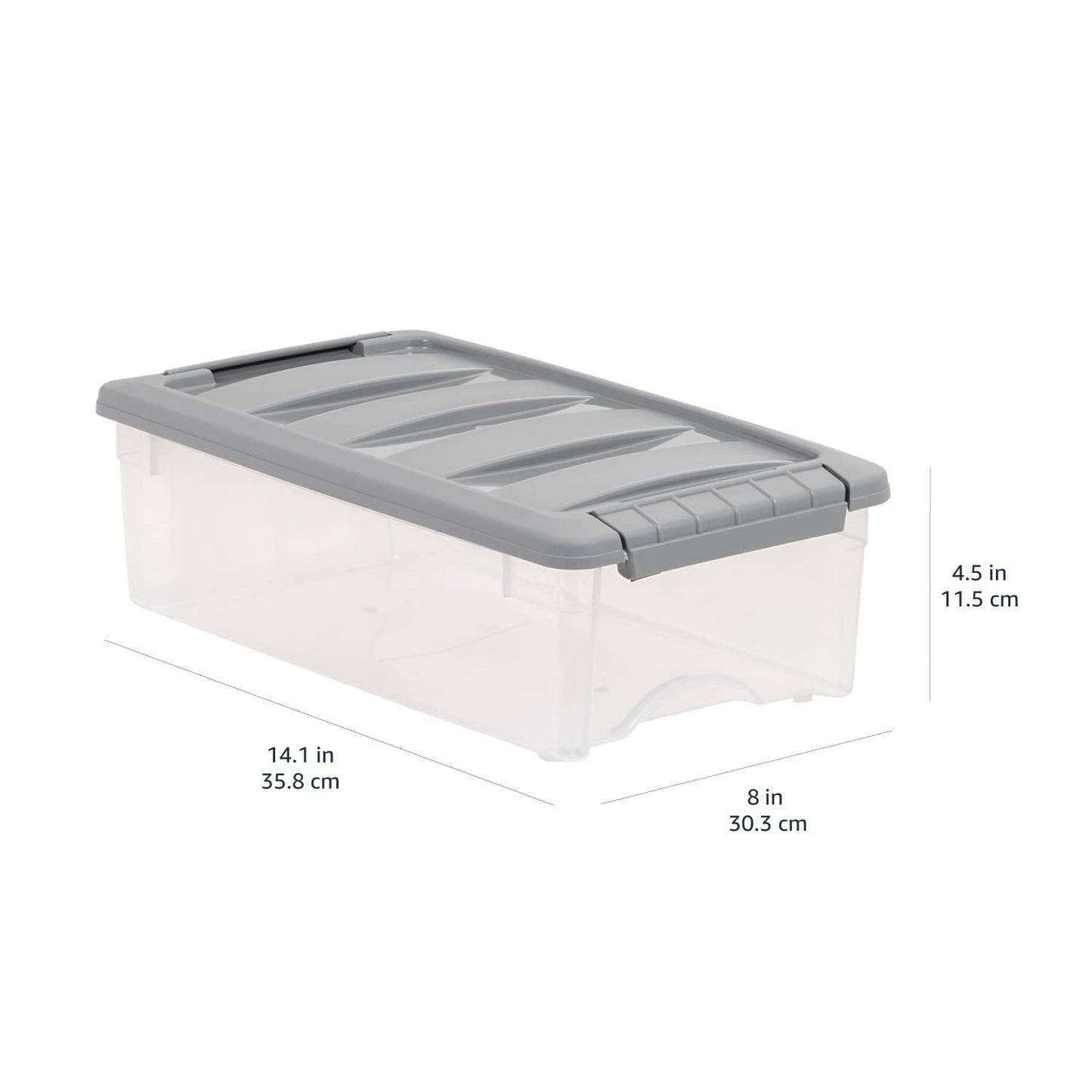 Plastic Storage Containers with Secure Latching Lids