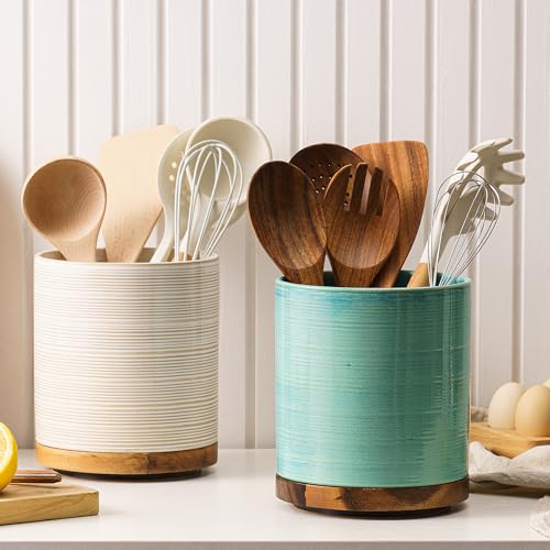 Utensil Holder (Turquoise)